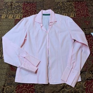 Harve Benard light pink long sleeves shirt